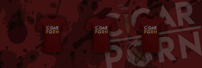 Cigar Pxrn Men's Crew Neck T-Shirts Banner