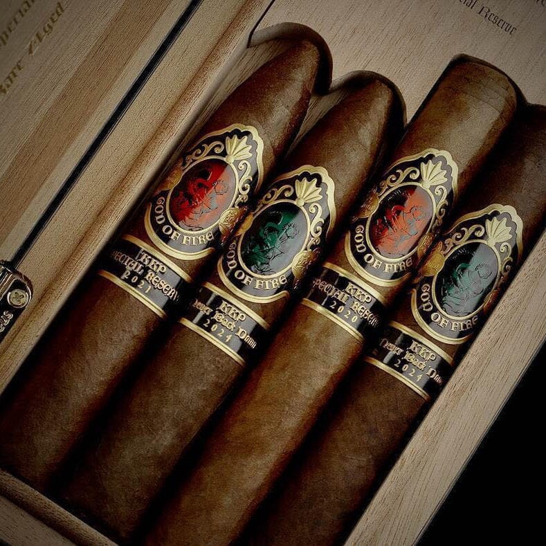 Buy 2024 God of Fire KKP Special Reserve 4 Cigar Sampler Online
