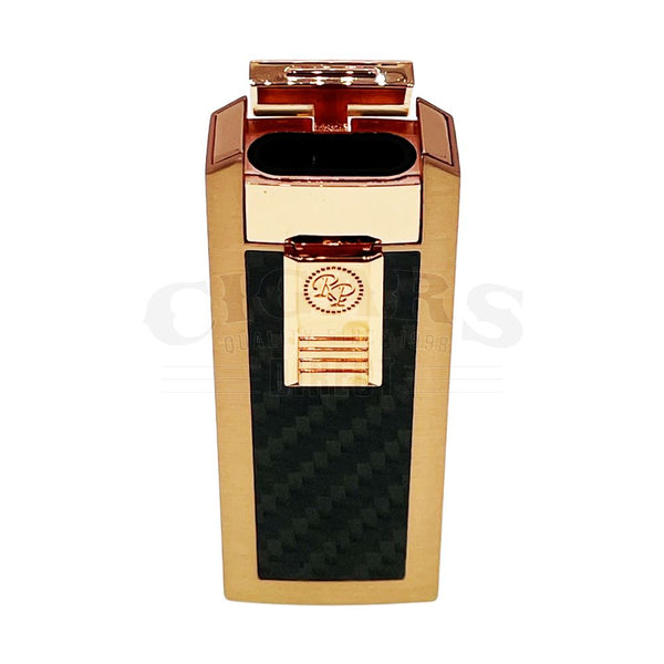 Rocky Patel The C.F.O. Triple Flame Lighter COpper and Black Open