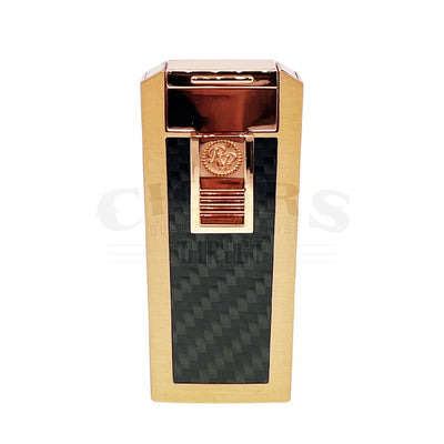 Rocky Patel The C.F.O. Triple Flame Lighter Copper and Black Closed