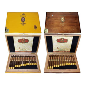 Arturo Fuente Opus X Destino Al Siglo Maduro And Natural Collections Side By Side