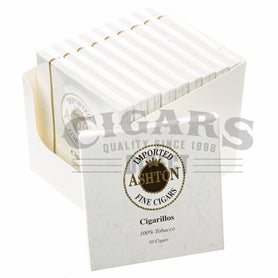 Ashton Small Cigars Cigarillos - White Box 100 Count