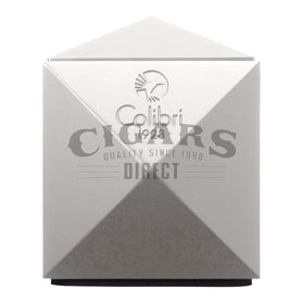 Colibri Quasar Silver Desktop Cigar Cutter Front