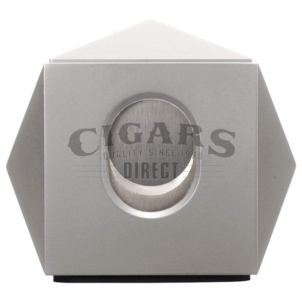 Colibri Quasar Silver Desktop Cigar Cutter S-Cut Closed