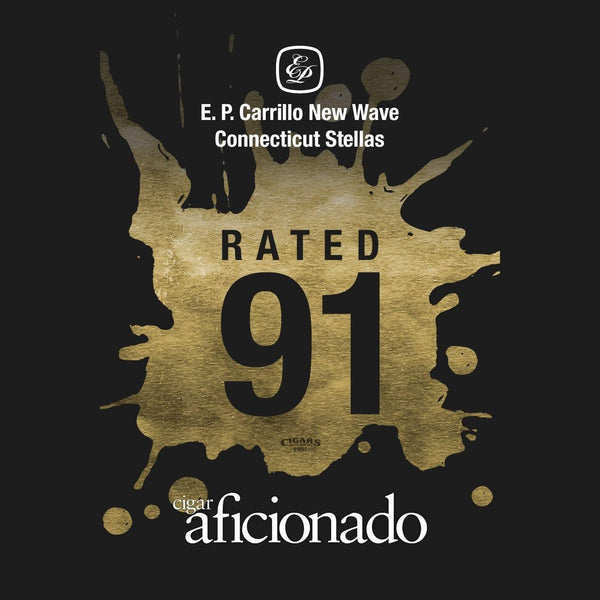E.P. Carrillo New Wave Connecticut Stellas 91 Rating by Cigar Aficionado