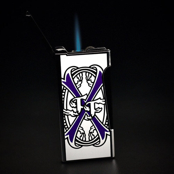 2022 L.E. Opus X Purple Rain "Dream" Retro Lighter White with Flame