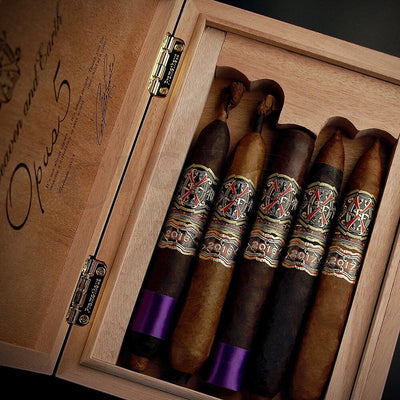 2023 Opus5 Travel Humidor and Cigars Open Box