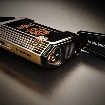 2024 L.E. Opus X Rare Black Magma X Lighter Black Top Torch Opening
