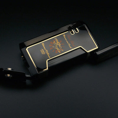 2024 L.E. Opus X Rare Black Magma X Lighter Black Back Open Angled