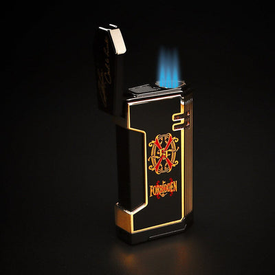 2024 L.E. Opus X Rare Black Magma X Lighter Black Open Flame