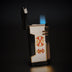 2024 L.E. Opus X Rare Black Magma X Lighter White Open Flame
