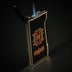 2024 L.E. Opus X Rare Black Retro Lighter Black Front Flame