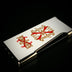 2024 L.E. Opus X Rare Black Retro Lighter White Front Closed Angled