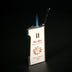 2024 L.E. Opus X Rare Black Retro Lighter White Back Flame