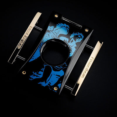 Blue 2024 LE God of Fire Never Back Down Cutter Open