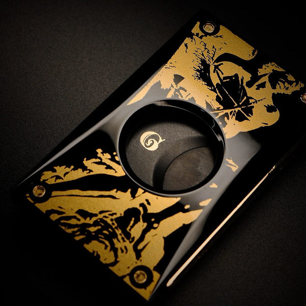 Gold 2024 LE God of Fire Never Back Down Cutter Closed