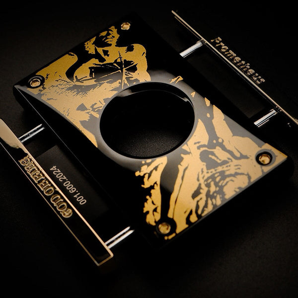 Black and Gold 2024 LE God of Fire Never Back Down Cutter 
