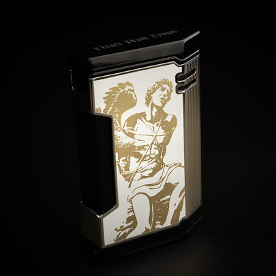 2024 LE God of Fire Never Back Down Magma T Lighter Closed