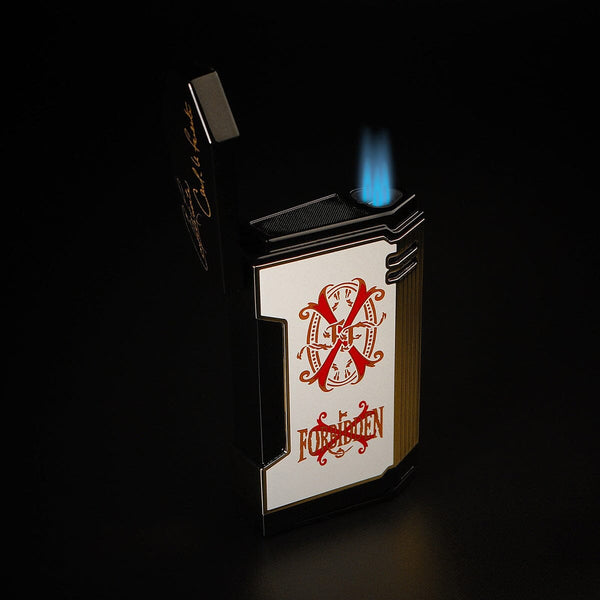 2024 LE OpusX Rare Black Magma T Lighter Open
