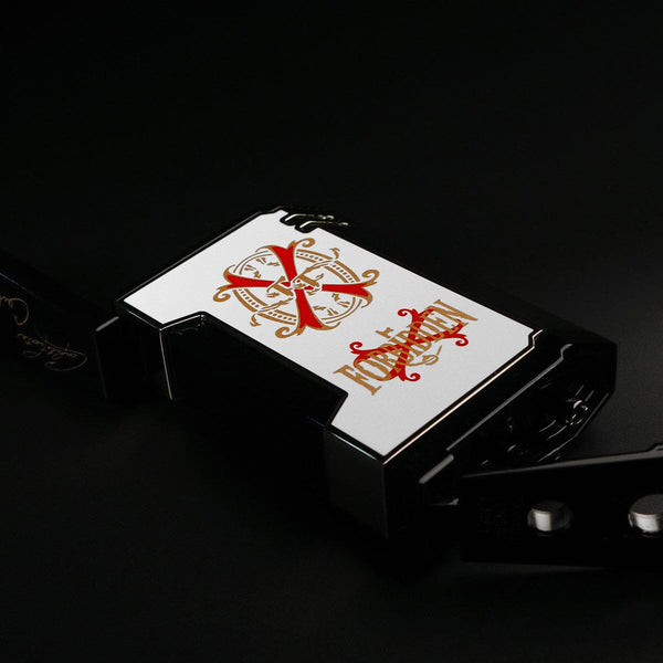 2024 LE OpusX Rare Black Magma T Lighter Open