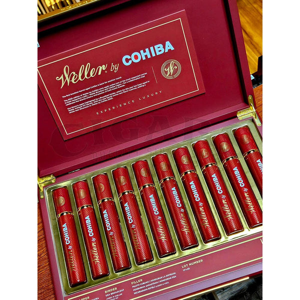 2025 Weller by Cohiba Limited Edition Toro Open Box Top View