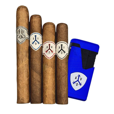 Adventura The Chancellor + 3 Amigos & Blue Torch Lighter