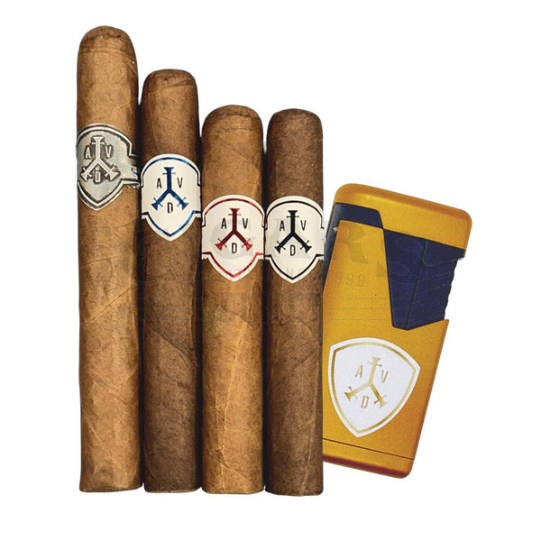 Adventura The Chancellor + 3 Amigos & Gold Torch Lighter