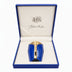 Aging Room Blue Amber Triple Torch Lighter Gift Box Open