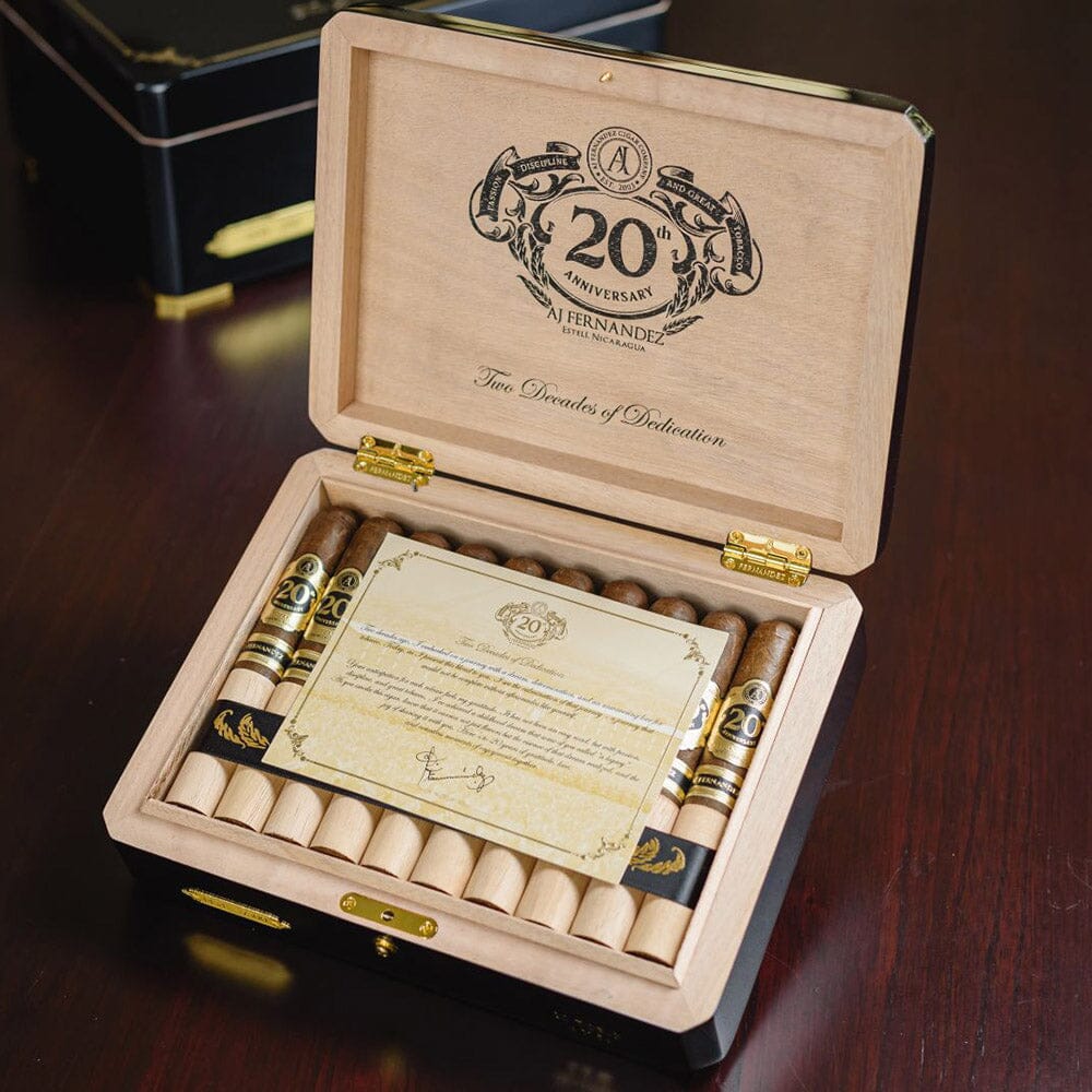 AJ Fernandez 20th Anniversary Toro Maduro Cigars | Buy At Discount