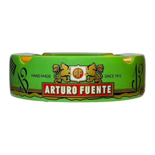 Arturo Fuente Journey Through Time Green Ashtray Side View