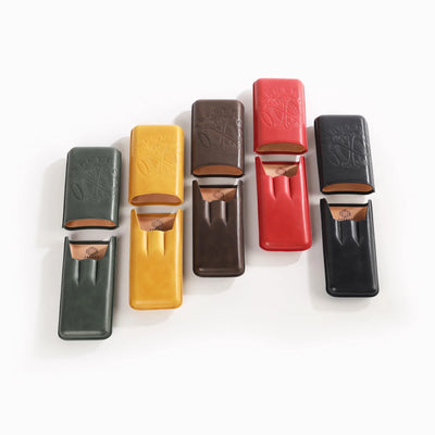 The OpusX Society Spanish Nobuk 3 Cigar Cases Open