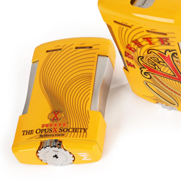 The OpusX Society Yellow Table Top Lighter Bottom