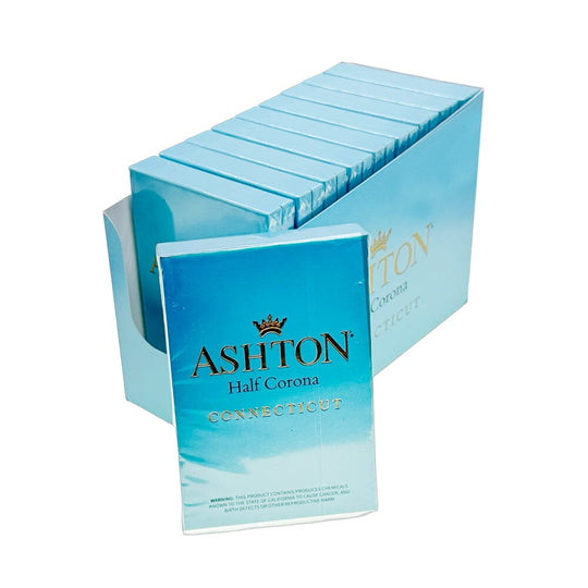 Ashton Small Cigars Half Corona Connecticut - Blue Box