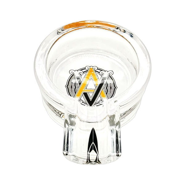 AVO Lotus Single Cigar Glass Ashtray Front View