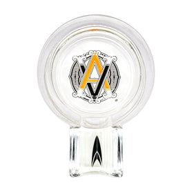 AVO Lotus Single Cigar Glass Ashtray Top View