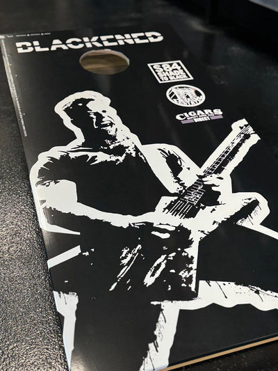 BLACKENED S84 / M81 Bumpboxx Pro Cornhole with BT Speakers