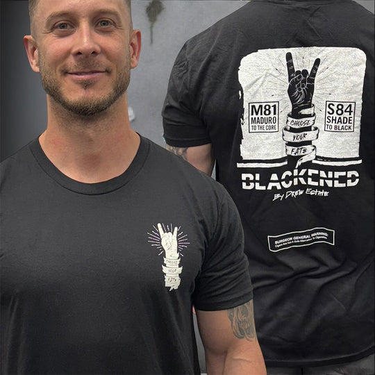 Black "Choose Your Fate" Blackened T-Shirt
