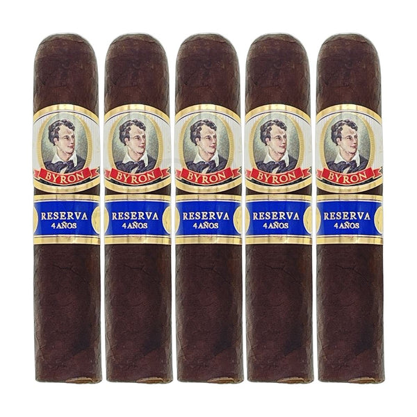 Byron 19th Century Petit Poemas Petit Robusto 5-Pack