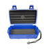 Cigar Caddy 10 Count Royal Blue Waterproof Travel Humidor Open