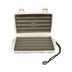 Cigar Caddy 5 Count Light Gray Waterproof Travel Humidor Open