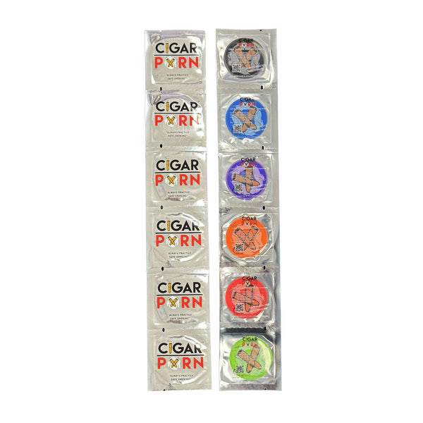 Cigar Pxrn Ashtray Condoms Cube - 10 Boxes of 12