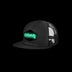 Black Flat Trucker w/ Black Classic GLOW in the Dark Patch L.E.