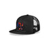 Black Flat Trucker with Smokin Cock Patch
