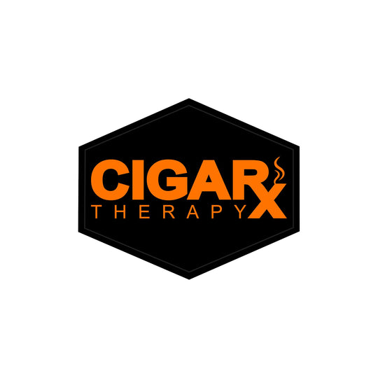 CIGARx Therapy Orange on Black PVC Patch