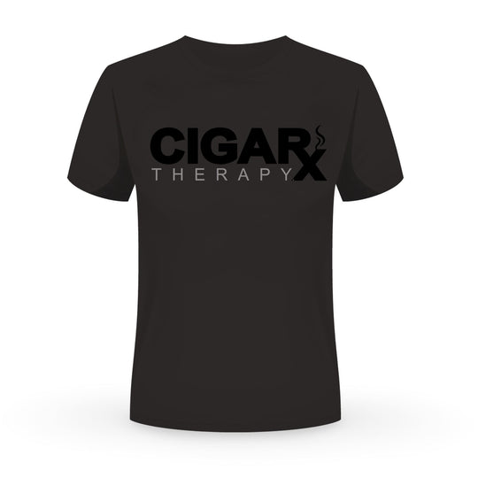 CIGARx Black w/ Black Logo Crew Neck T-Shirt