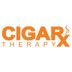 CIGARx Black w/ Orange Logo Crew Neck T-Shirt