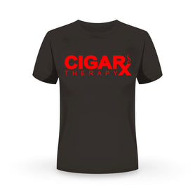 CIGARx Black w/ Red Logo Crew Neck T-Shirt