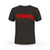 CIGARx Black w/ Red Logo Crew Neck T-Shirt
