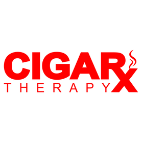 CIGARx Black w/ Red Logo V-Neck T-Shirt
