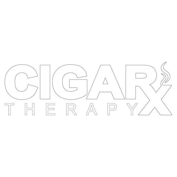 CIGARx Black w/ White Logo V-Neck T-Shirt